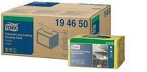 PAPEL LIMPEZA LONGA DURA��O TNT AMARELO 40 SERV 30CMX38CM TORK