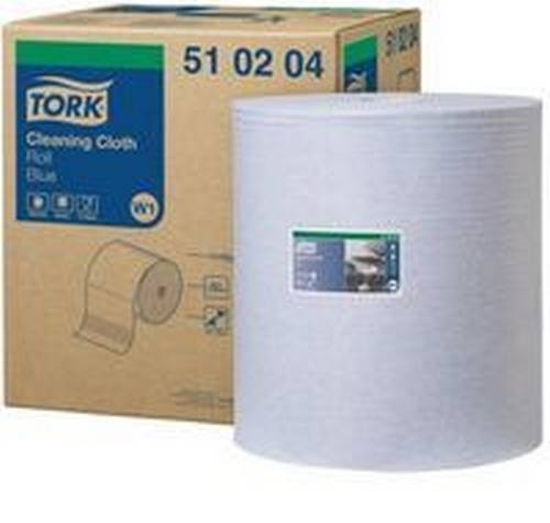 ROLO PAPEL PREMIUM CLOTH AZUL 1FL 1000SERV 38X42,8CM TORK