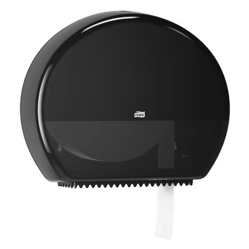 PORTA ROLOS ELEVATION PRETO PARA PAPEL HIGI�NICO JUMBO TORK