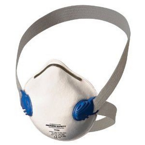 M�SCARA JACKSON SAFETY R10 BRANCO C/ DUPLA V�LVULA AZUL KIMB