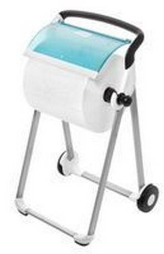 CAVALETE DE CH�O  M�VEL BRANCO/TURQUESA P/ROLO INDUSTRIAL TORK