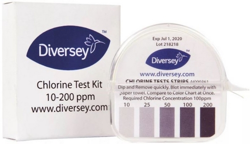 Di Chlorine Test Kit 10-200ppm 1pc W1