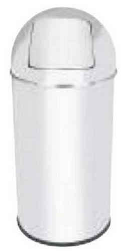 PAPELEIRA TAMPA BASCULANTE INOX SATINADO 40LT JVD