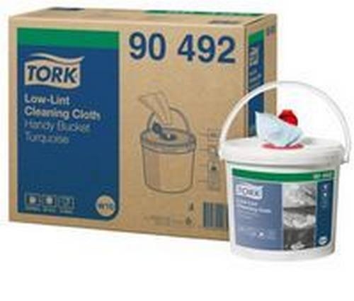 PAPEL LIMPEZA SEM RESIDUOS TNT TURQUESA 250 SERV 28CMX17,5CM TORK